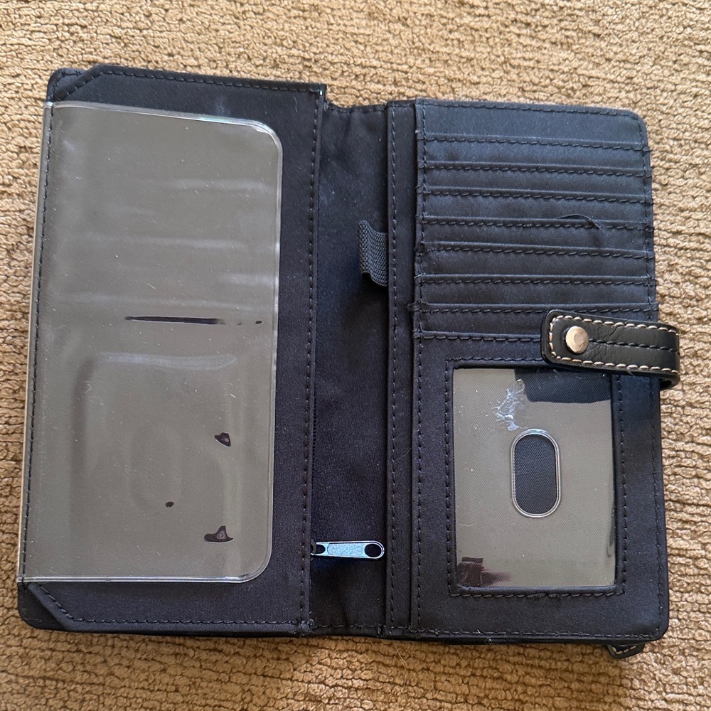 Elegant Relic Dark Brown Butterfly Wallet - Picture 6 of 8